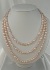 Necklaces from pearls and beads